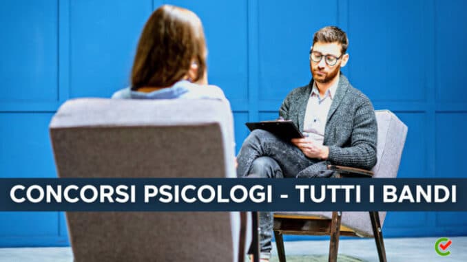 Concorsi Psicologi – Tutti i bandi