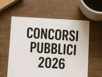 Concorsi pubblici 2026