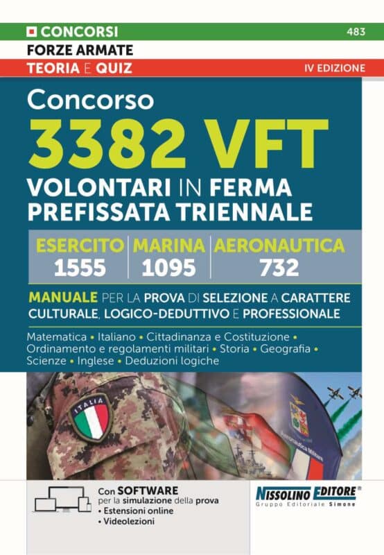 Manuale Concorso VFT Forze Armate – Per la preparazione