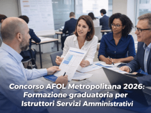 Concorso AFOL Metropolitana 2026 Formazione graduatoria per Istruttori Servizi Amministrativi