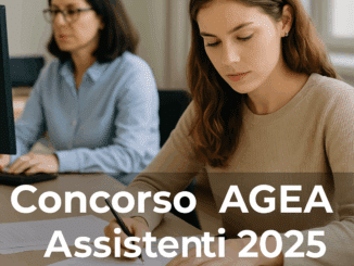 Concorso AGEA Assistenti 2025 13 posti per diplomati