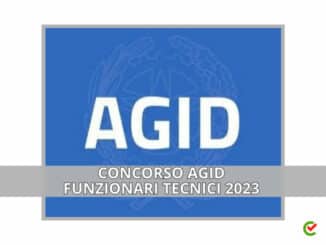 Concorso AGID Funzionari Tecnici 2023 - 39 posti per laureati