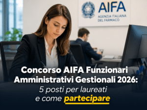 Concorso AIFA Funzionari Amministrativi Gestionali 2026