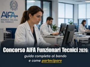 Concorso AIFA Funzionari Tecnici 2026 2 posti per laureati