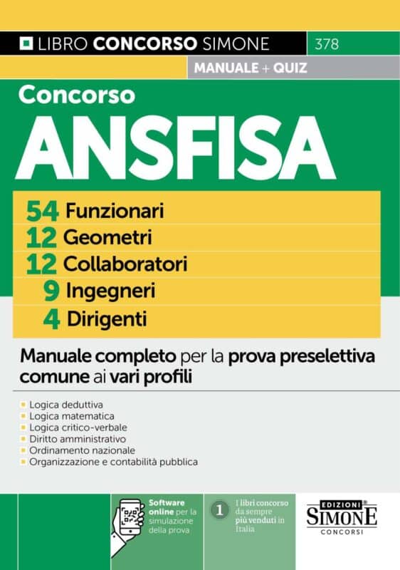 Manuale Concorso ANSFISA – Per la preparazione