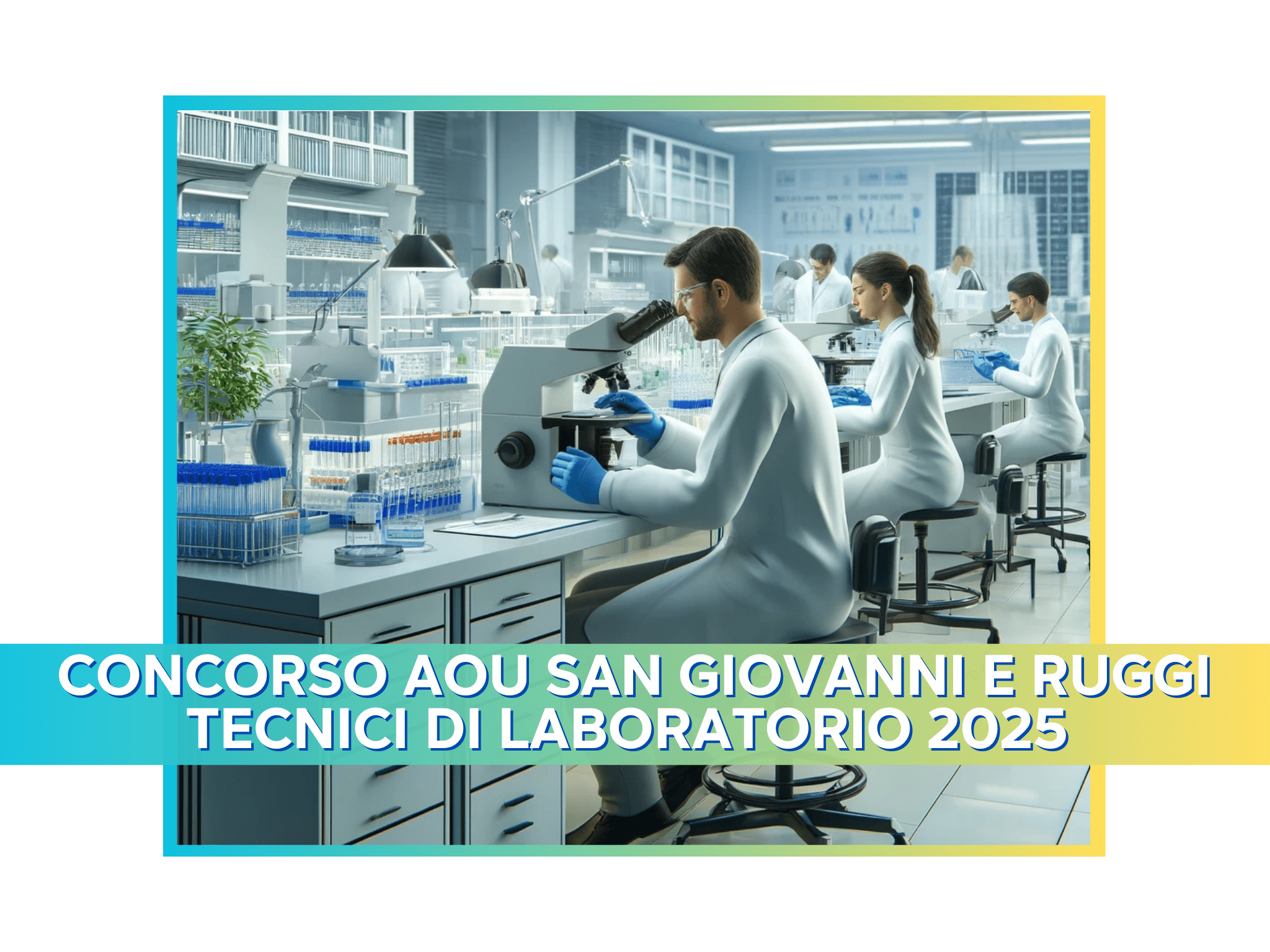 Come partecipare ai Concorsi Tecnici di Laboratorio Biomedico!