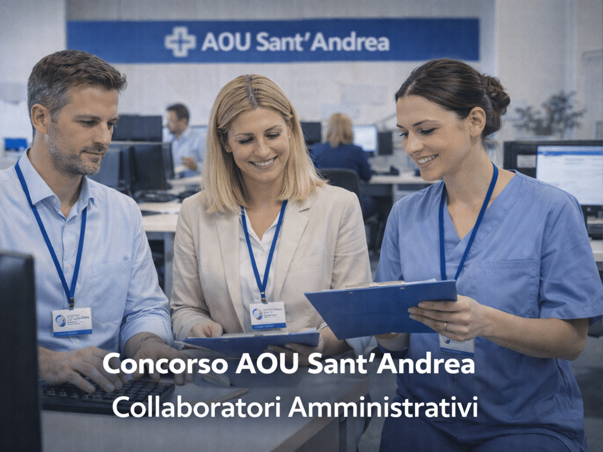 Concorso AOU Sant'Andrea Collaboratori Amministrativi 2026 - 13 posti a tempo indeterminato