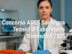 Concorso ARES Sardegna Tecnici di Laboratorio Biomedico 2025 - 22 posti a tempo indeterminato