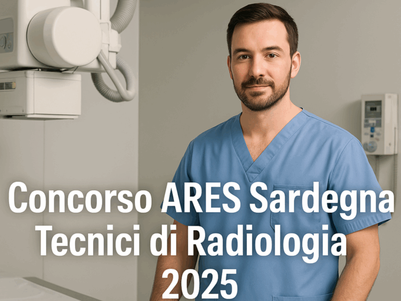 Concorso ARES Sardegna Tecnici di Radiologia 2025 - 28 posti a tempo indeterminato