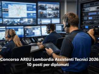 Concorso AREU Lombardia Assistenti Tecnici