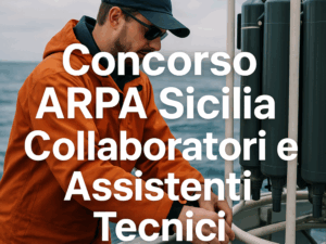 Concorso ARPA Sicilia Collaboratori e Assistenti Tecnici 2025 - 8 posti per laureati