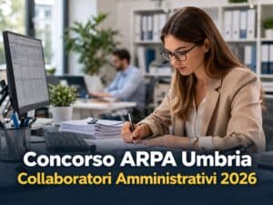 Concorso ARPA Umbria Collaboratori Amministrativi 2026 2 posti per laureati