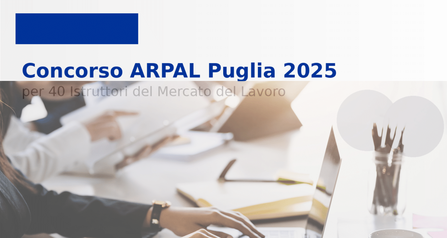Concorso ARPAL Puglia 2025