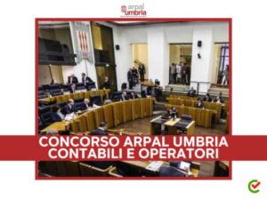 Concorso ARPAL Umbria contabili e operatori 2024 - 18 posti per diplomati
