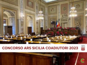 Concorso ARS Sicilia Coadiutori 2023 -21 posti per diplomati
