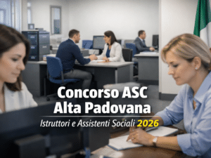 Concorso ASC Alta Padovana Istruttori e Assistenti Sociali 2026 8 posti a tempo indeterminato