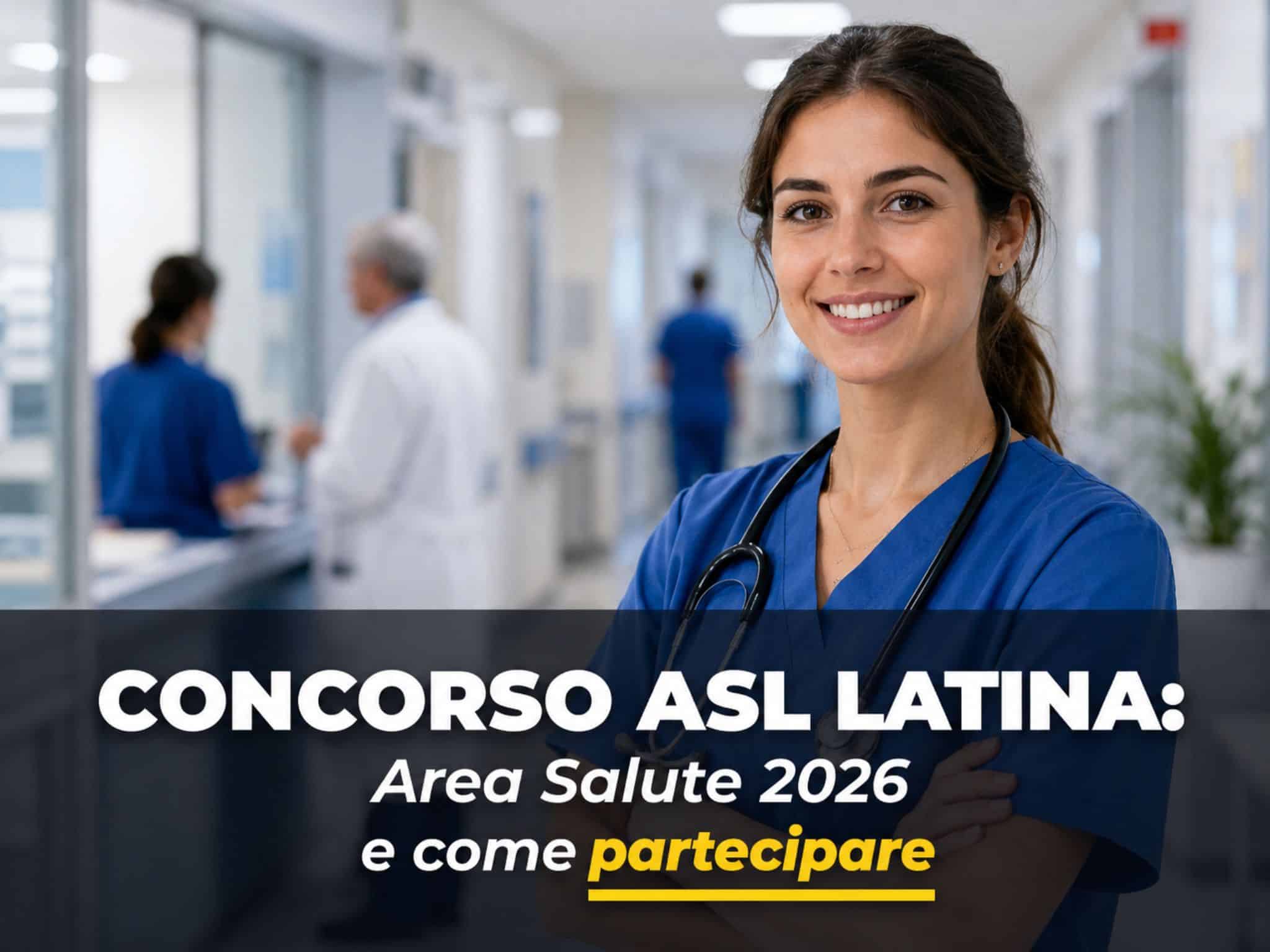Concorso ASL Latina Area Salute 2026: 19 posti a tempo indeterminato