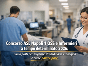 Concorso ASL Napoli 1 OSS e Infermieri a tempo determinato 2026
