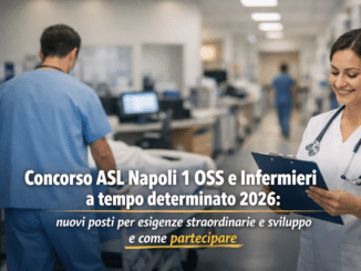 Concorso ASL Napoli 1 OSS e Infermieri a tempo determinato 2026