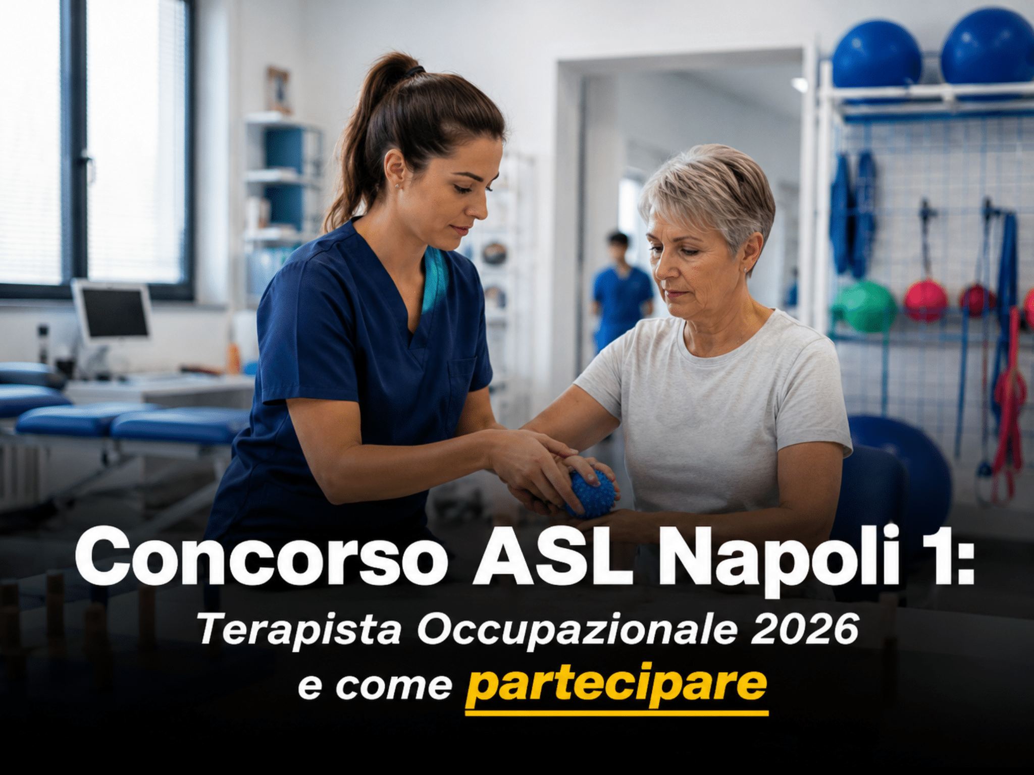 Concorso ASL Napoli 1 Terapista Occupazionale 2026: 6 posti a tempo indeterminato