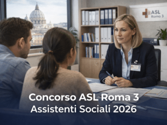 Concorso ASL ROMA 3 Assistenti Sociali 2026