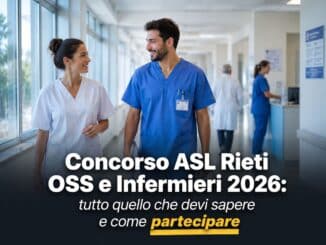Concorso ASL Rieti OSS e Infermieri 2026 75 posti a tempo indeterminato