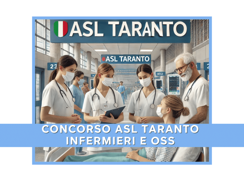 Concorso ASL Taranto Infermieri e OSS 2024