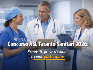 Concorso ASL Taranto Sanitari 2026 48 posti a tempo indeterminato