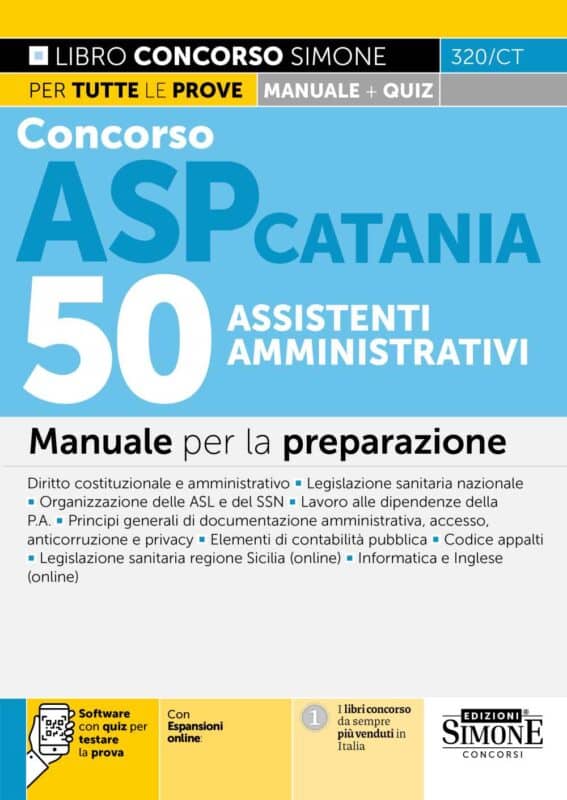 Manuale Concorso ASP Catania Assistenti Amministrativi 2025 – Per la preparazione