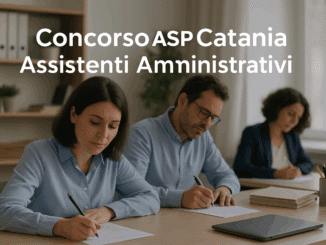 Concorso ASP Catania Assistenti Amministrativi bando