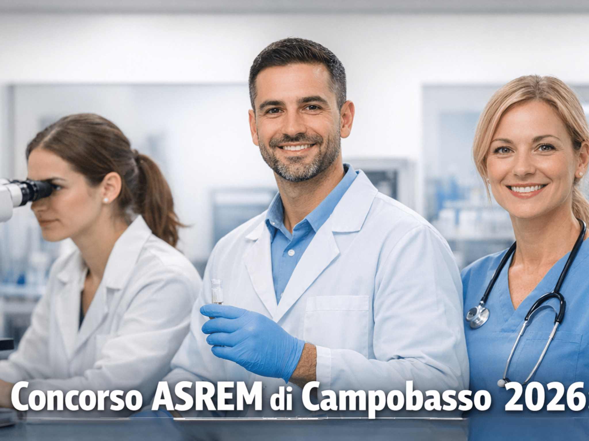 Concorso ASREM di Campobasso 2026: 20 posti per ortottisti, tecnici di radiologia e logopedisti