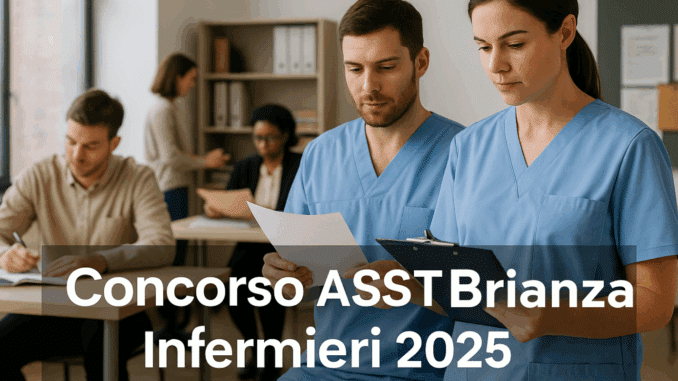 Concorso ASST Brianza Infermieri 2025 - 20 posti a tempo indeterminato