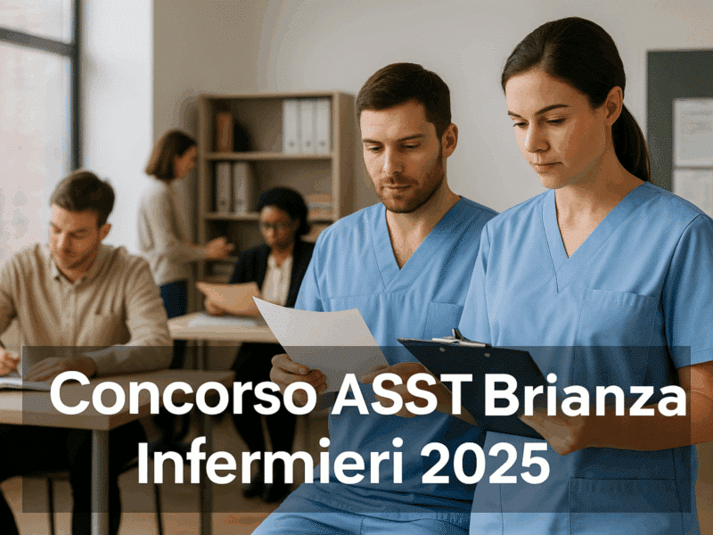 Concorso ASST Brianza Infermieri 2025 - 20 posti a tempo indeterminato