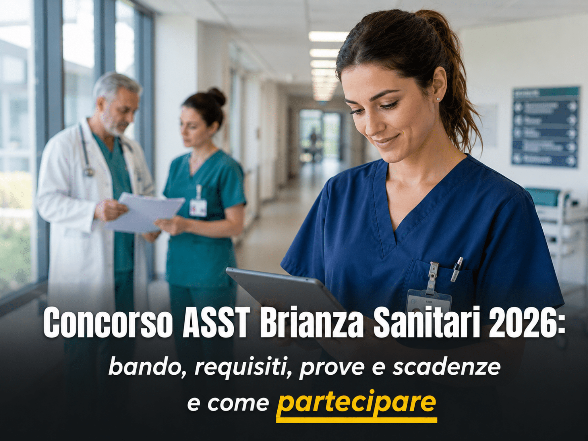 Concorso ASST Brianza Sanitari 2026: 8 posti a tempo indeterminato