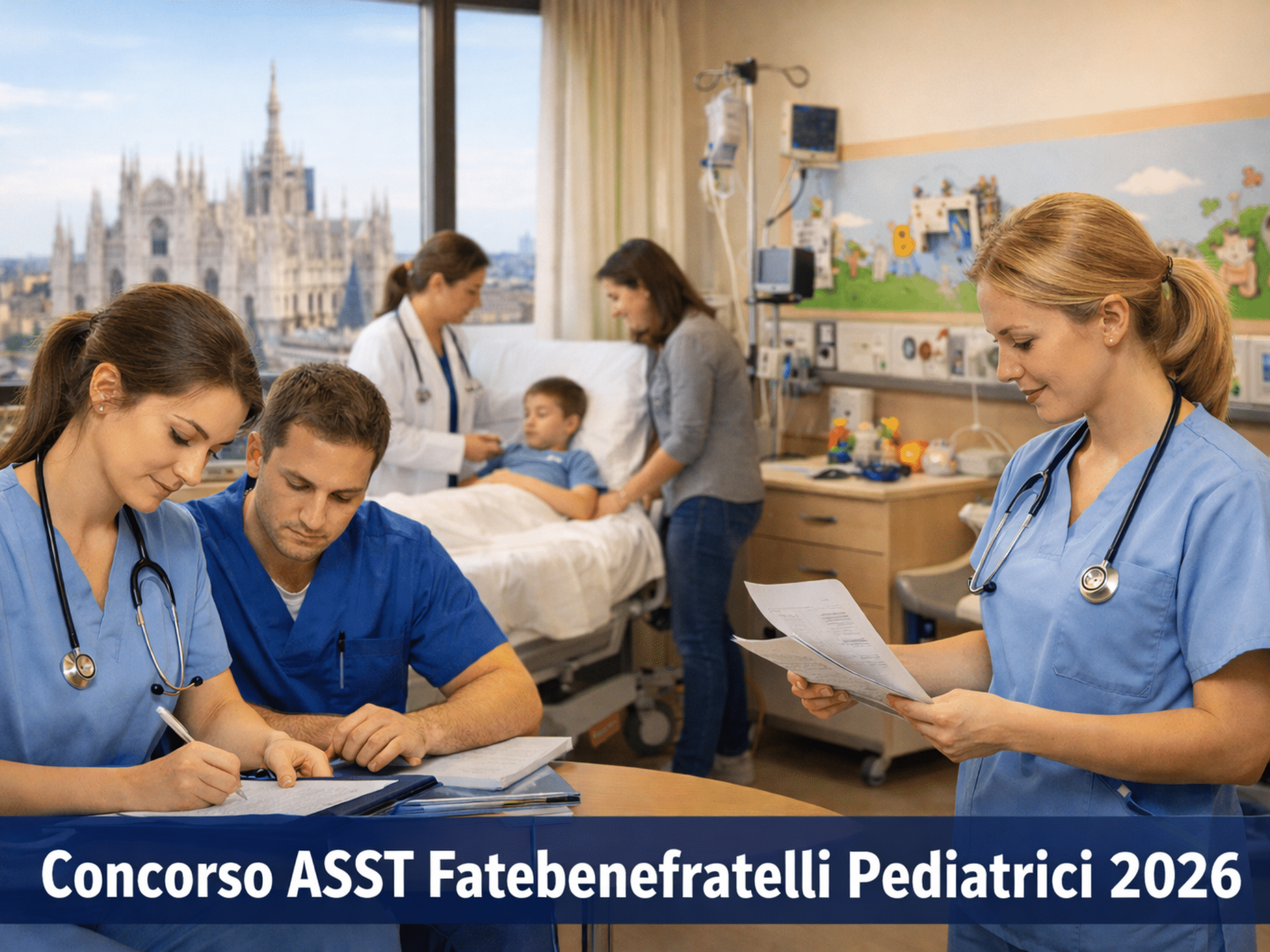 Concorso ASST Fatebenefratelli Pediatrici 2026 - 10 posti per Infermieri Pediatrici