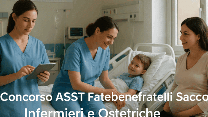 Concorso ASST Fatebenefratelli Sacco Infermieri e Ostetriche 2025 - 50 posti a tempo indeterminato