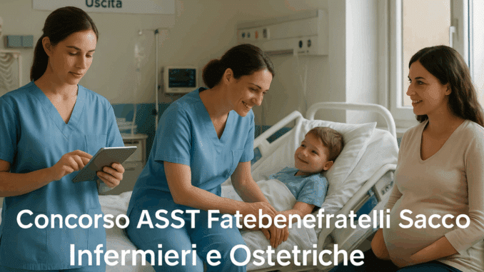 Concorso ASST Fatebenefratelli Sacco Infermieri e Ostetriche 2025 - 50 posti a tempo indeterminato