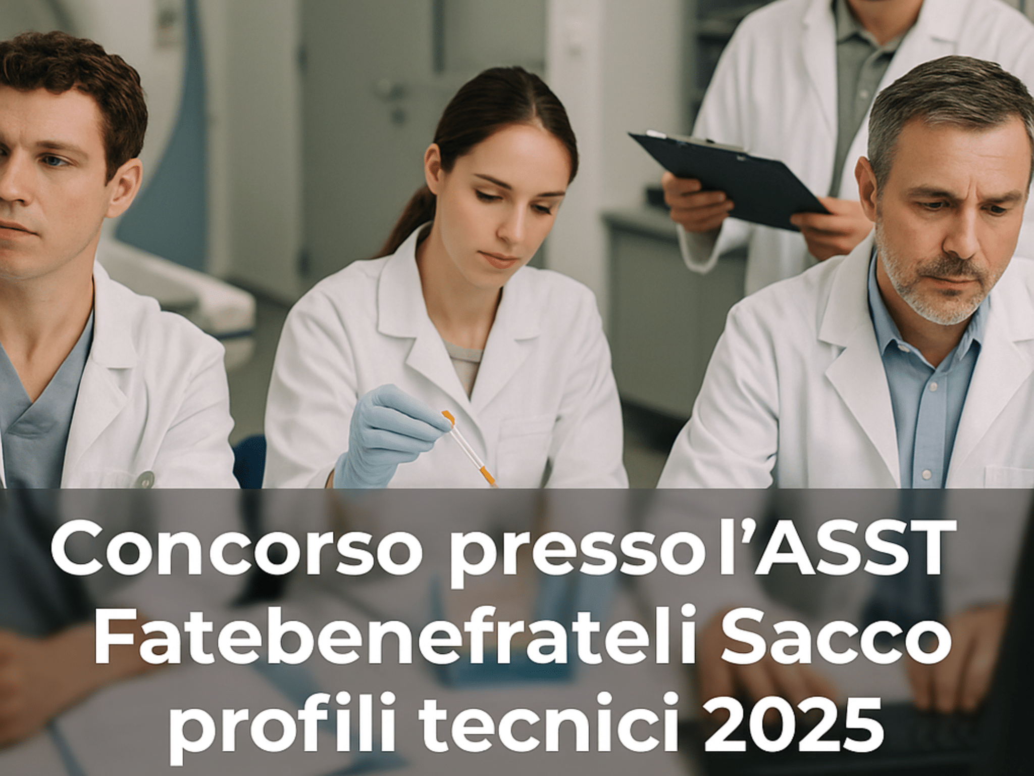 Concorso ASST Fatebenefratelli Sacco per Tecnici Sanitari 2025