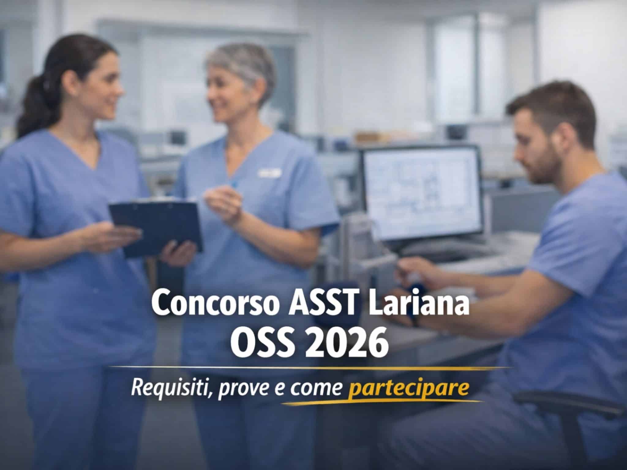 Concorso ASST Lariana OSS 2026: 6 posti a tempo indeterminato