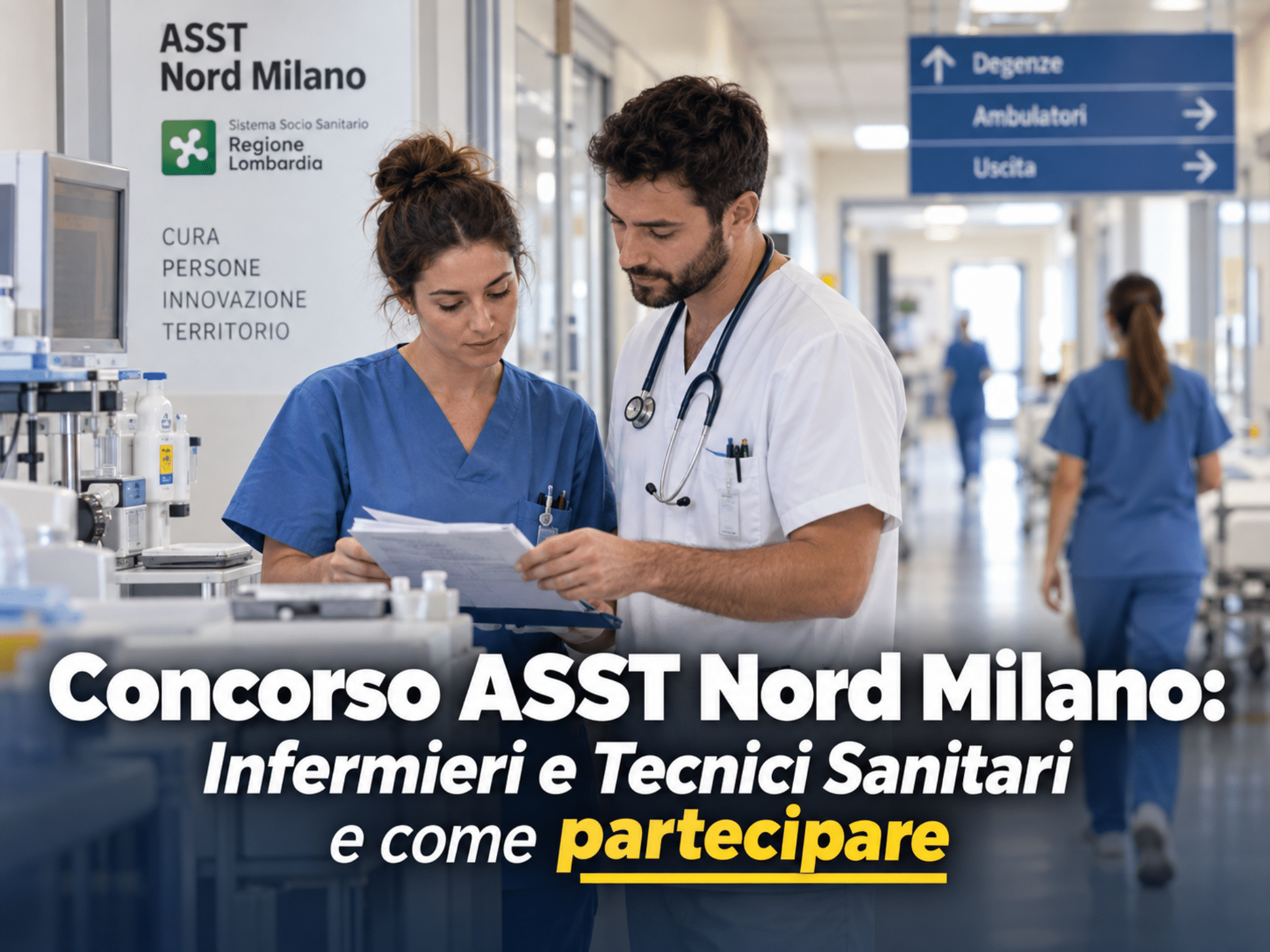 Concorso ASST Nord Milano Infermieri e Tecnici Radiologia 2026: 27 posti a tempo indeterminato