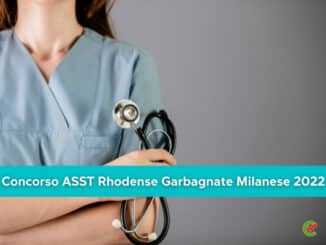 Concorso ASST Rhodense Garbagnate Milanese 2022