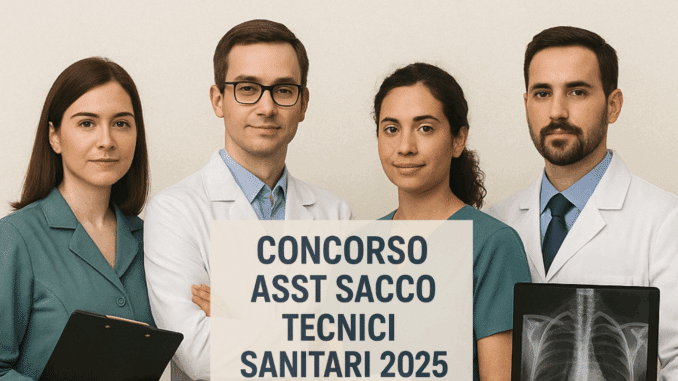 Concorso ASST Sacco Tecnici sanitari 2025: 20 posti