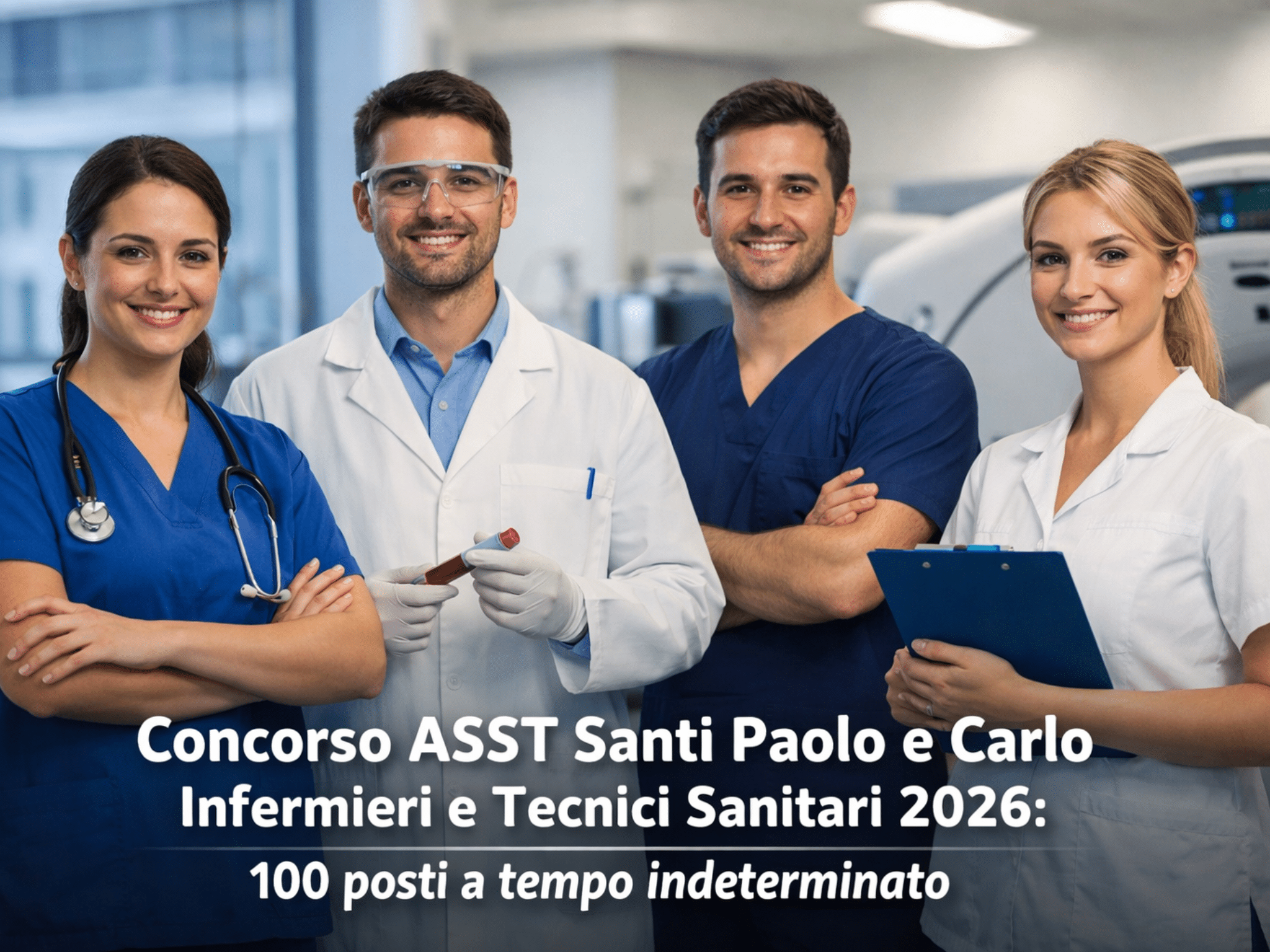 Concorso ASST Santi Paolo e Carlo Infermieri e Tecnici Sanitari 2026 - 100 posti a tempo indeterminato