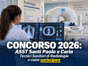 Concorso ASST Santi Paolo e Carlo Tecnici Sanitari radiologia 2026 25 posti a tempo indeterminato