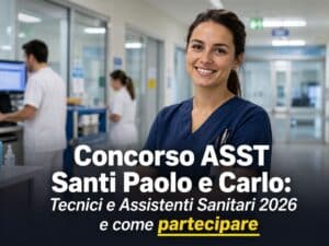 Concorso ASST Santi Paolo e Carlo Tecnici e Assistenti Sanitari 2026 35 posti a tempo indeterminato