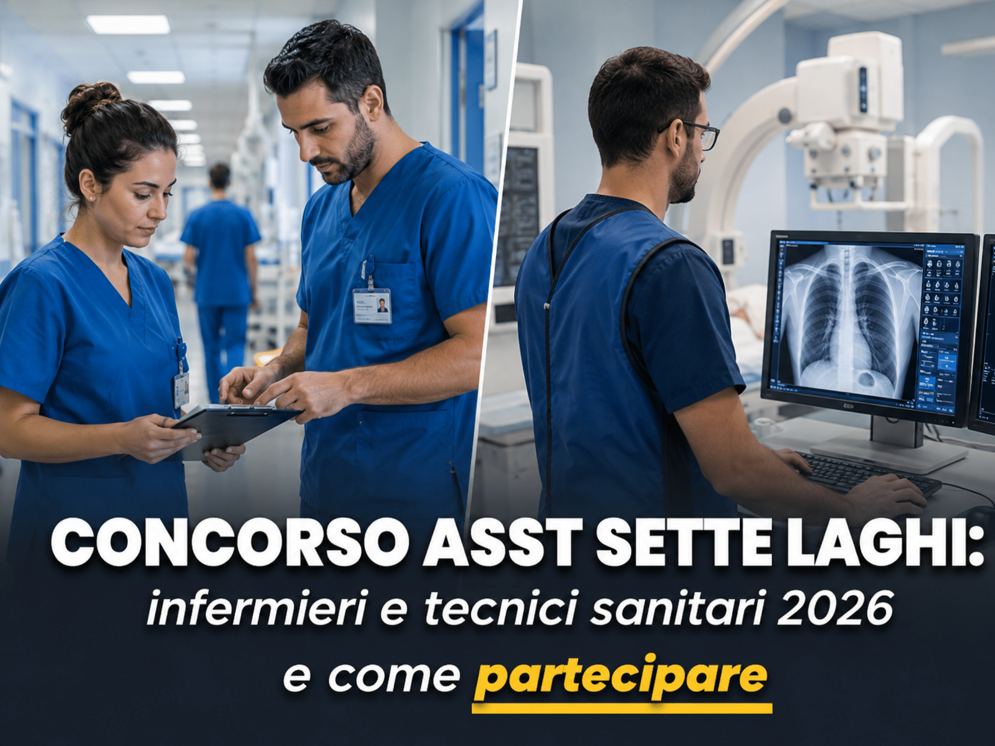 Concorso ASST Sette Laghi Infermieri e Tecnici Sanitari 2026 - 20 posti a tempo indeterminato