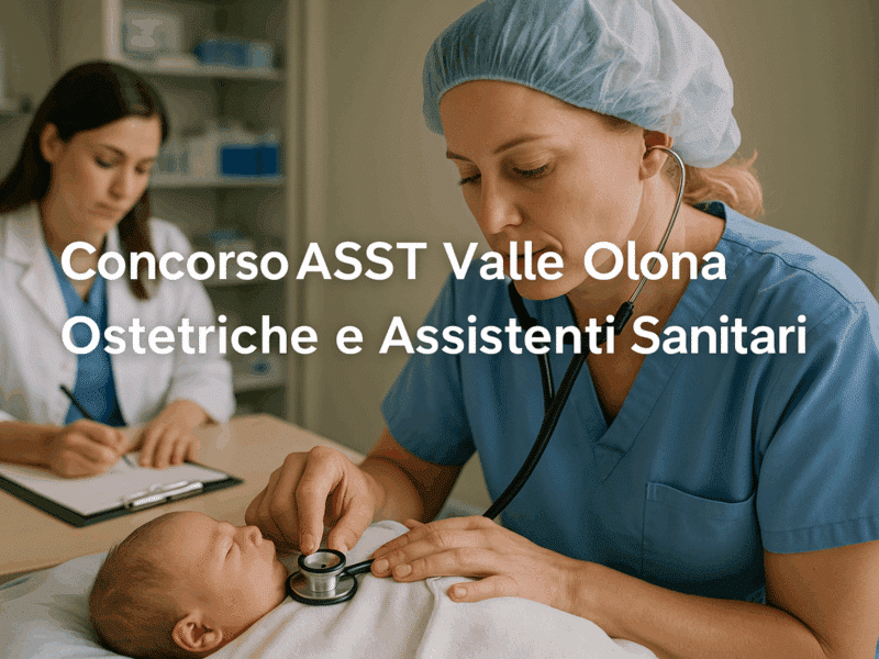 Concorso ASST Valle Olona Ostetriche e Assistenti Sanitari 2025 - 19 posti a tempo indeterminato