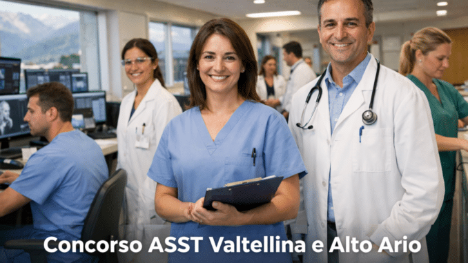 Concorso ASST Valtellina e Alto Ario Tecnici e Sanitari 2026 15 posti a tempo indeterminato