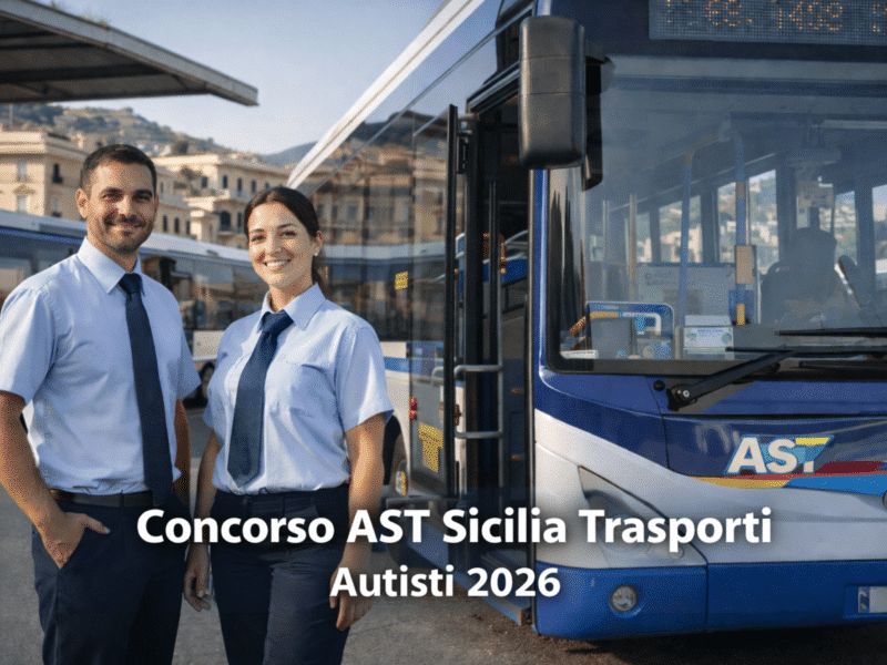 Concorso AST Sicilia Trasporti Autisti 2026 73 posti a tempo indeterminato