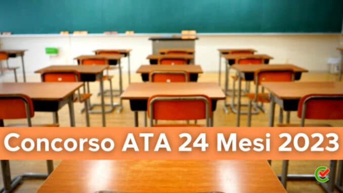 Concorso ATA 24 Mesi 2023